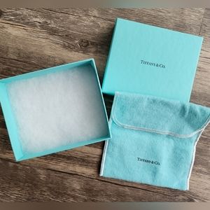 Tiffany and Co Box and Pouch (Empty)